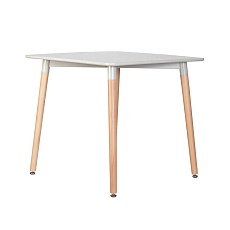 Стол обеденный DOBRIN SERRA (ножки светлый бук, столешница светло-серая) 03-TD-LMZL SERRA 3