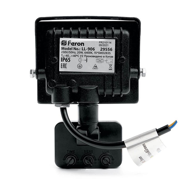 Светодиодный прожектор Feron с датчиком LL906 29556 Фото № 4