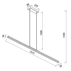 Подвесной светильник Mantra Lineal 8960 2