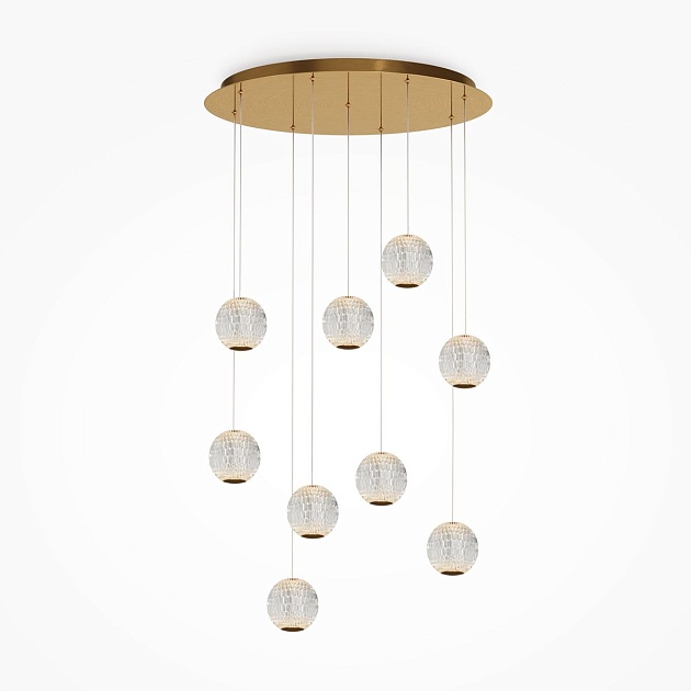 Подвесная светодиодная люстра Maytoni Sapphire MOD293PL-L56BS3K Фото № 2