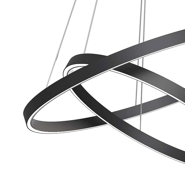 Подвесной светодиодный светильник Maytoni Rim MOD058PL-L74BK Фото № 5