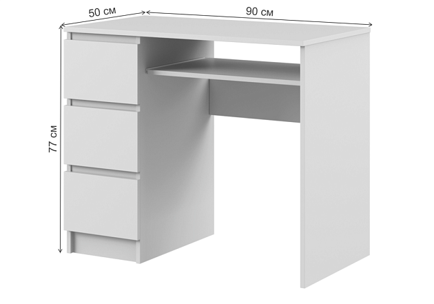 Компьютерный стол Woodville Мадера 520975 Фото № 3