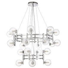 Подвесная люстра Crystal Lux Luxury SP16+8 Chrome 3