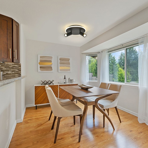 Потолочный светодиодный светильник Escada 20046SMA/02LED BK изображение 5 Потолочный светодиодный светильник Escada 20046SMA/02LED BK Фото № 5