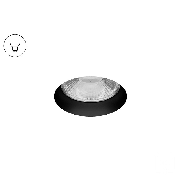 Встраиваемый светильник 6063 POINT HIDE (RAL9005 — GU10) 0830501 Фото № 1