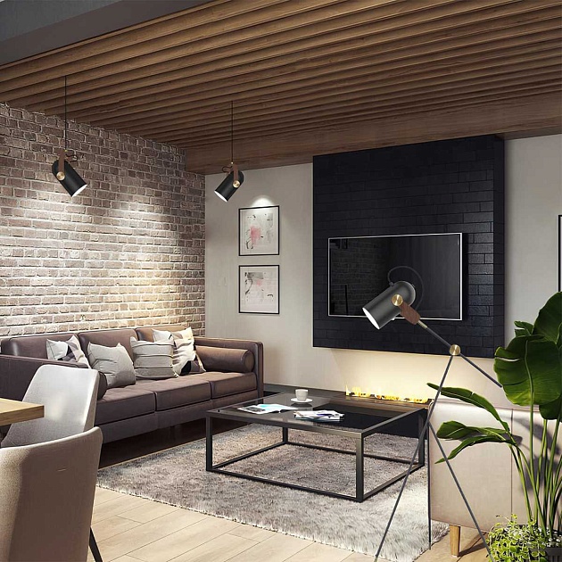 Торшер Crystal Lux KRUS PT1.1 BLACK Фото № 2