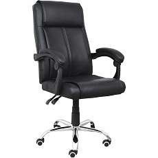 Кресло руководителя AksHome Brighton чёрный, экокожа 80024