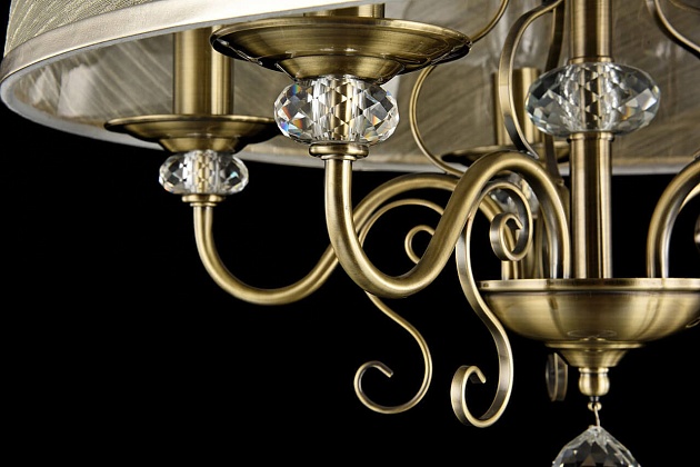 Подвесная люстра Freya Driana FR2405-PL-05C-BZ Фото № 2