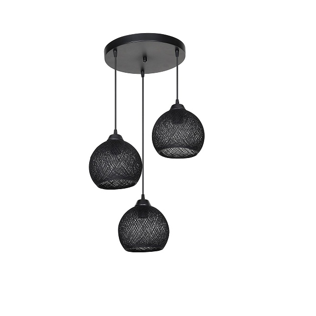 Подвесная люстра Toplight Lizbeth TL1612R-03BK изображение 1 Подвесная люстра Toplight Lizbeth TL1612R-03BK Фото № 1