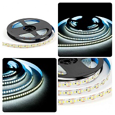 Светодиодная лента OGM 14,4W/m 180LED/m 2835SMD холодный белый 5M LSE-264 4