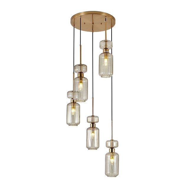 Подвесная люстра Escada Gloss 1141/5S Beige Фото № 4