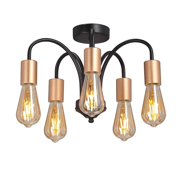 Потолочная люстра Vitaluce V3024-1/5PL изображение 4 Потолочная люстра Vitaluce V3024-1/5PL Фото № 4