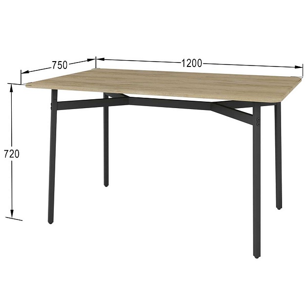 Кухонный стол Мебелик Кросс 007863 Фото № 3