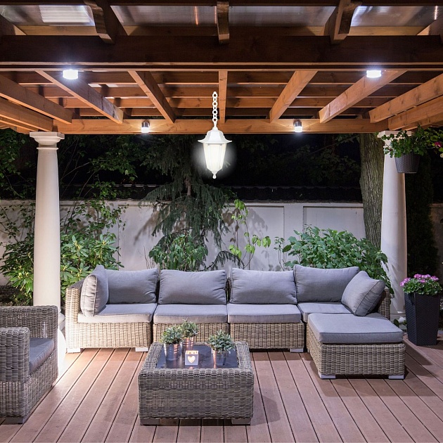 Уличный подвесной светильник Apeyron Адель 11-98бел Фото № 4