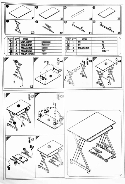 Компьютерный стол Woodville Mika 11458 Фото № 2