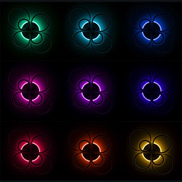 Потолочная светодиодная люстра Citilux Сента CL237B160E изображение 13 Потолочная светодиодная люстра Citilux Сента CL237B160E Фото № 13