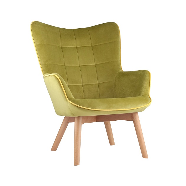 Кресло Stool Group Манго вельвет оливковый MANCO HLR-25 изображение 1 Кресло Stool Group Манго вельвет оливковый MANCO HLR-25 Фото № 1