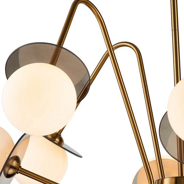 Подвесная люстра Indigo Jazz 11020/8R Brass V000166 изображение 2 Подвесная люстра Indigo Jazz 11020/8R Brass V000166 Фото № 2