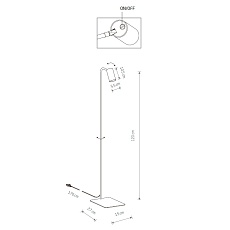 Торшер Nowodvorski Mono 7707 1