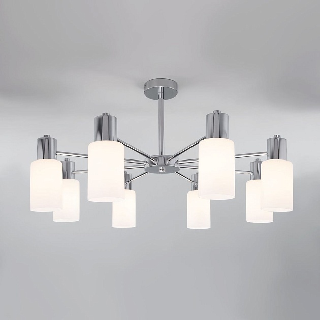 Потолочная люстра Eurosvet Vegga 70160/8 хром изображение 1 Потолочная люстра Eurosvet Vegga 70160/8 хром Фото № 1