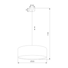 Подвесной светильник TK Lighting 4657 Earth 1