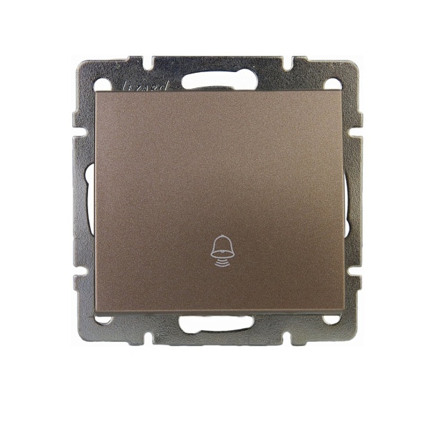 Кнопка звонка Lezard Rain бронза 703-3188-103 изображение 1 Кнопка звонка Lezard Rain бронза 703-3188-103 Фото № 1