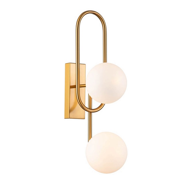 Бра Indigo Opaco 11015/2W Brass V000151 Фото № 1