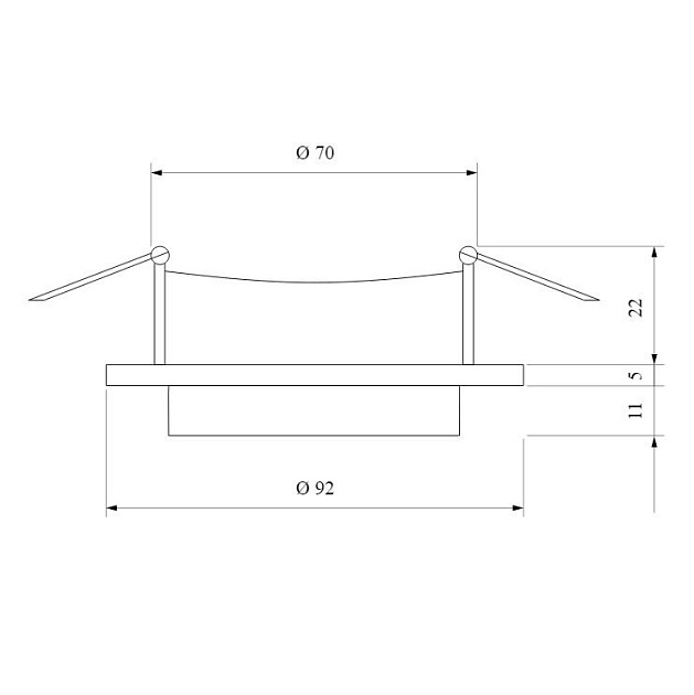 Встраиваемый светильник Elektrostandard 116 MR16 белый a055670 Фото № 2