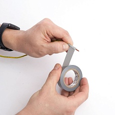 Изоляционная лента Stekker INTP01319-20 0,13*19 мм, 20 м серебро 39911 1
