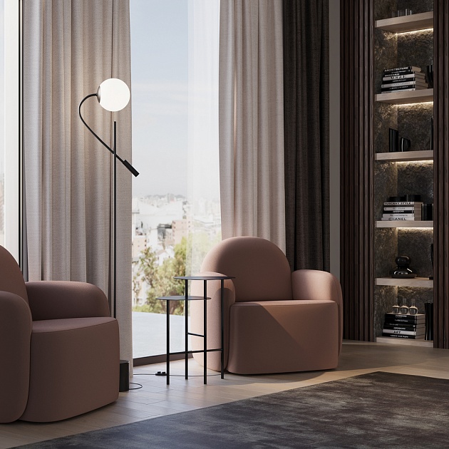 Торшер Maytoni Fly MOD230FL-01B Фото № 2