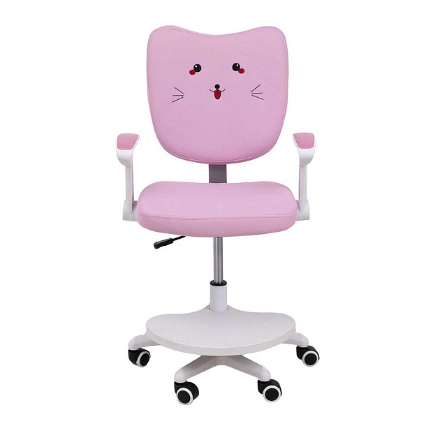 Детское кресло AksHome Catty котенок розовый, ткань 84763 Фото № 14