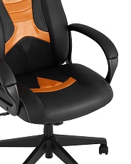 Игровое кресло TopChairs ST-Cyber 8 черный/оранжевый экокожа ST-Cyber 8 ORANGE 1