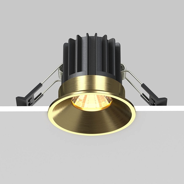 Встраиваемый светодиодный светильник Maytoni Round DL058-7W3K-BS изображение 5 Встраиваемый светодиодный светильник Maytoni Round DL058-7W3K-BS Фото № 5