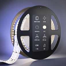 Светодиодная лента Maytoni 30W/m 280LED/m 2835SMD дневной белый 2,5M 201118 2