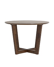 Кухонный стол Stool Group Kay D110 массив гевеи, орех УТ000004681 2