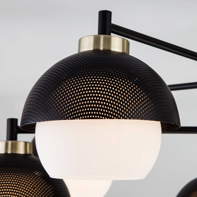 Потолочная люстра Eurosvet 70106/6 черный изображение 4 Потолочная люстра Eurosvet 70106/6 черный Фото № 4