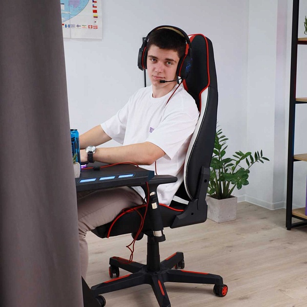 Игровое кресло AksHome Bolid черный, экокожа 80349 Фото № 17