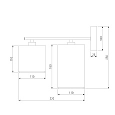 Бра Eurosvet Pastel 60151/2 хром 1