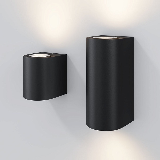 Уличный настенный светильник Maytoni Slat O044WL-01B Фото № 3