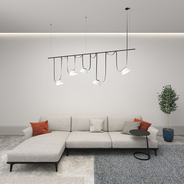 Трековый светильник Denkirs Belty Flow DK5560-WH+BK Фото № 7