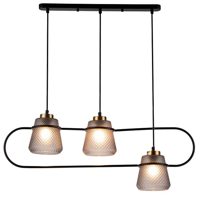 Подвесной светильник Indigo Astratto 11016/3P Black V000158 Фото № 1