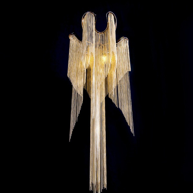 Торшер Loft IT Stream 10208F Gold Фото № 5