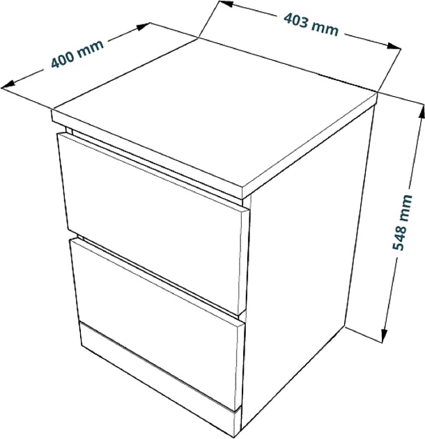 Комод Шведский Стандарт VÄRMA 2 S00173 Фото № 4
