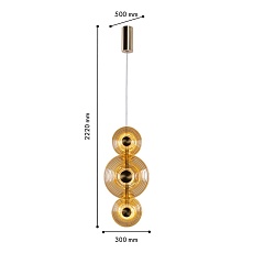 Подвесной светодиодный светильник Favourite Whirlpool 4571-6P 1
