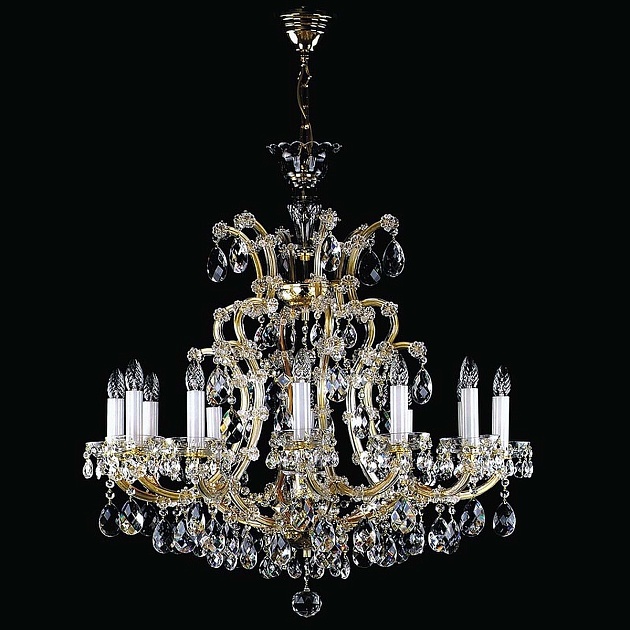 Подвесная люстра Artglass Maria Terezia 12 Vachtle CE изображение 1 Подвесная люстра Artglass Maria Terezia 12 Vachtle CE Фото № 1
