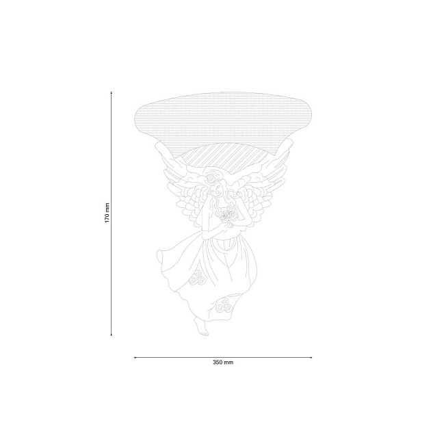 Настенный светильник Lucia Tucci Pietra Isola W2030.1L Фото № 3