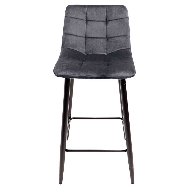 Барный стул AksHome Mia темно-серый, велюр 78868 Фото № 6