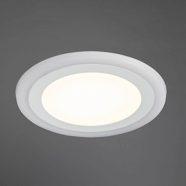 Встраиваемый светодиодный светильник Arte Lamp Rigel A7616PL-2WH Фото № 2