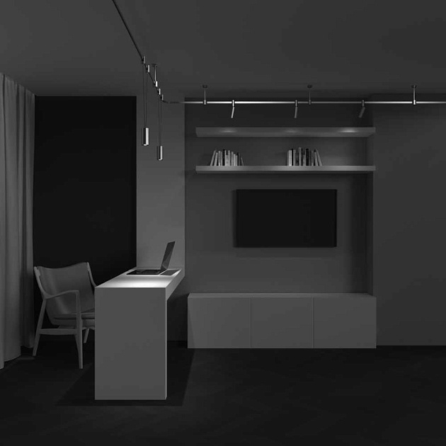 Трековый светильник Maytoni Technical TR157-1-12W4K-PT Фото № 3