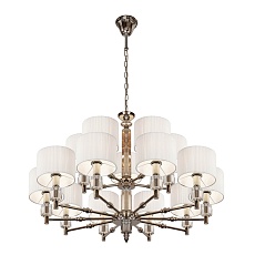 Подвесная люстра iLamp Alexa P2404-10+5 Nickel 2